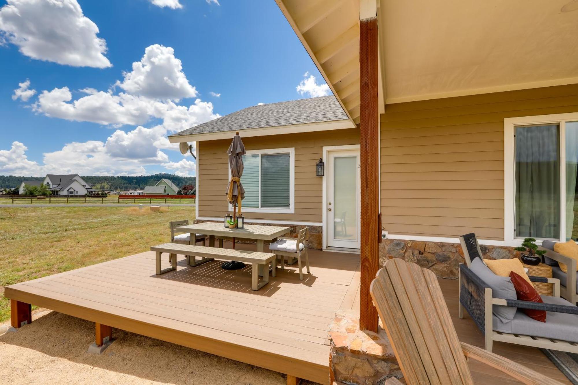 Vistas Bonitas Home With Patio 7 Mi To Snowbowl! フラッグスタッフ エクステリア 写真