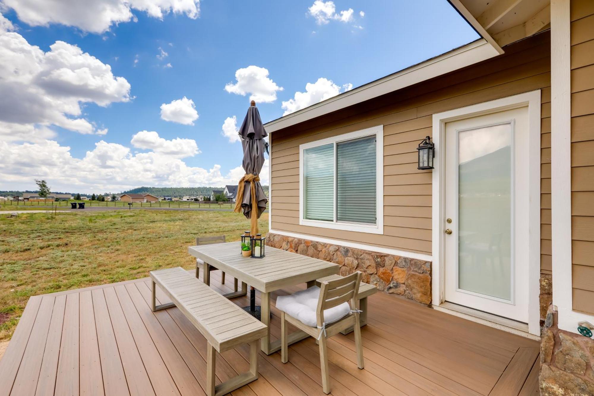 Vistas Bonitas Home With Patio 7 Mi To Snowbowl! フラッグスタッフ エクステリア 写真