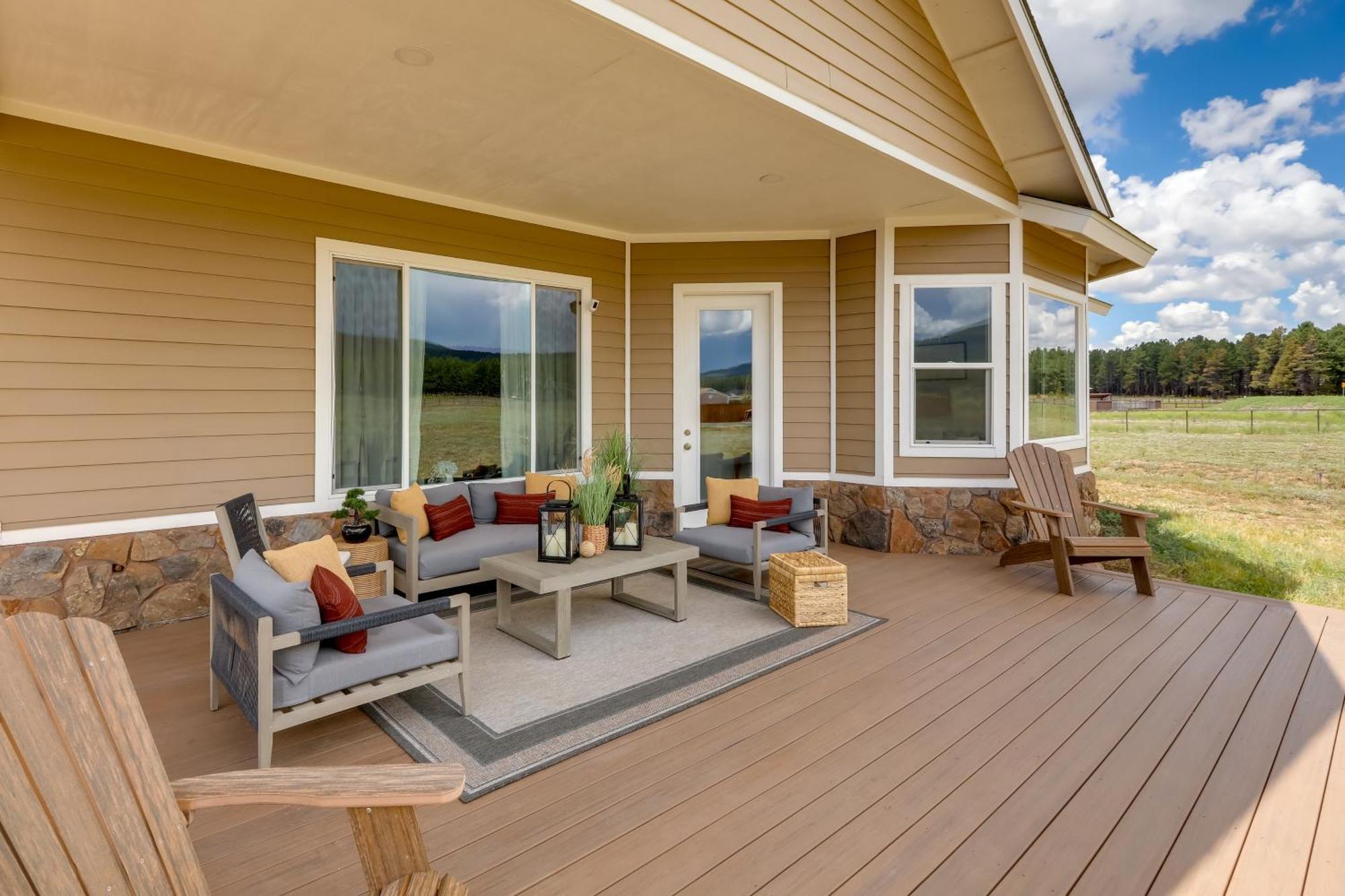 Vistas Bonitas Home With Patio 7 Mi To Snowbowl! フラッグスタッフ エクステリア 写真