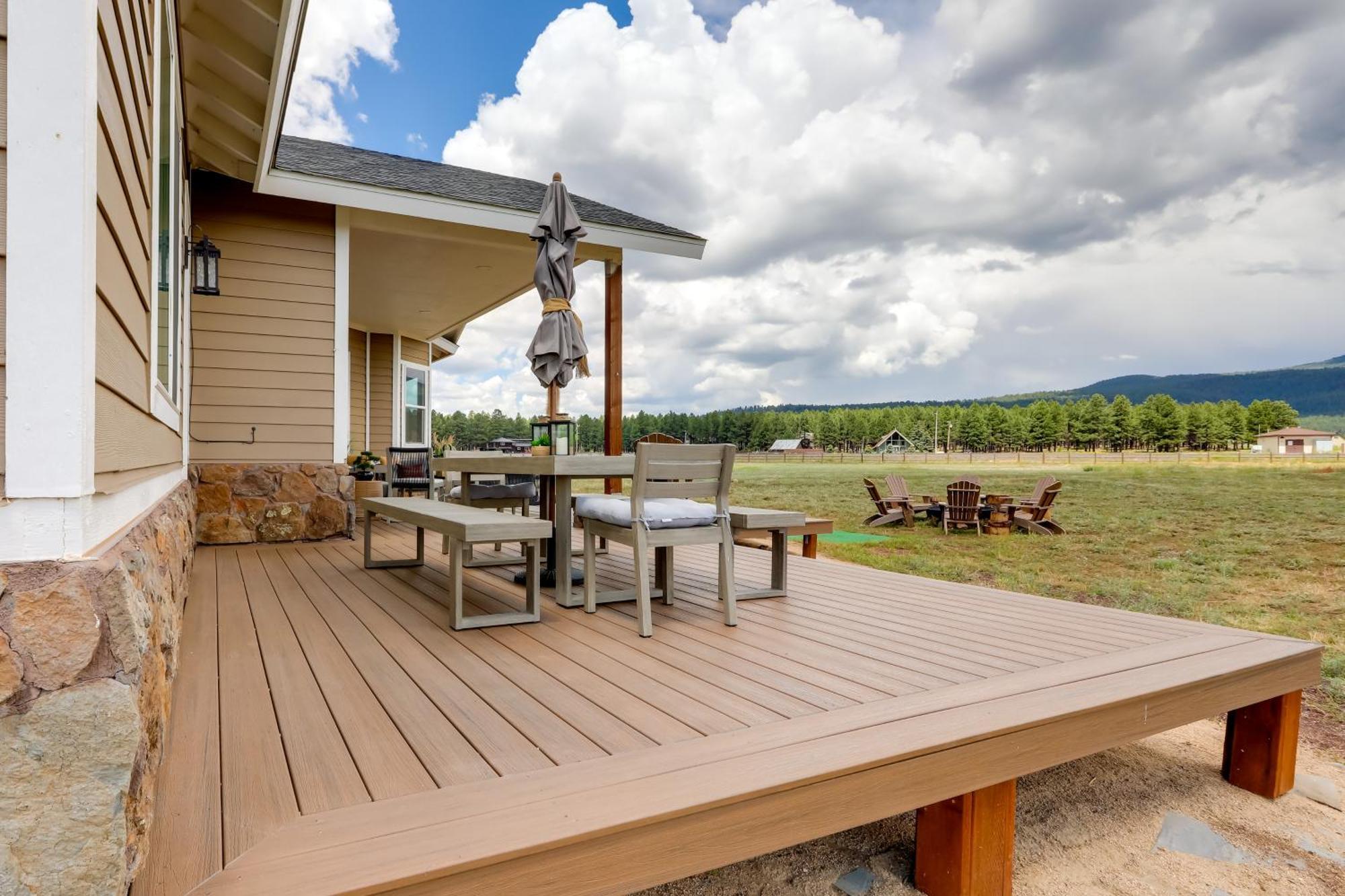 Vistas Bonitas Home With Patio 7 Mi To Snowbowl! フラッグスタッフ エクステリア 写真
